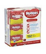 Huggies Simply Clean Fragrance-Free Baby Wipes 3 Pack