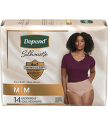 Depend Silhouette Women's Incontinence & Postpartum Bladder Leak Underwear