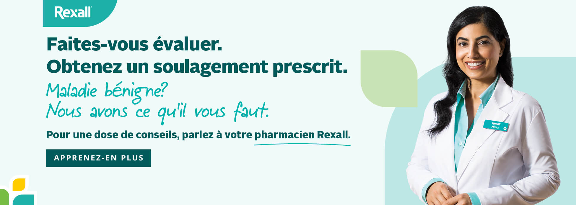 Faites-vous ?valuer. Obtenez un soulagement prescrit.