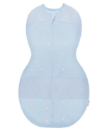 Happiest Baby Organic Cotton Sleepea 5-Second Swaddle Blue with Stars