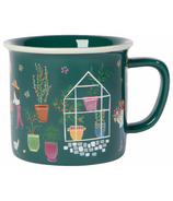 Now Designs Heritage Stoneware Mug Green Thumb 