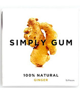 Simply Gum Ginger Natural Chewing Gum