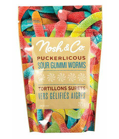 Nosh & Co. Puckerlicous Sour Gummi Worms