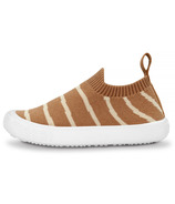 Jan & Jul Graphic Knit Shoes Khaki Stripes