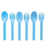 OmieLife Fork & Spoon Set Blue