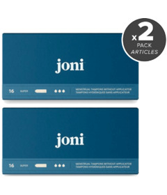 joni Organic Cotton Super Tampons Bundle