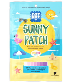 NATPAT SunnyPatch UV Stickers White