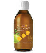 NutraSea +D Omega-3 Liquid with Vitamin D Crisp Apple