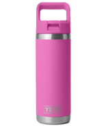 YETI Rambler Straw Bottle Wildflower Fuchsia