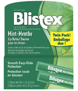 Blistex Medicated Lip Balm Mint SPF 15 Twin Pack