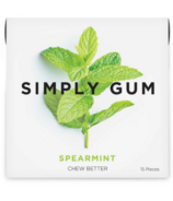 Simply Gum Spearmint Natural Chewing Gum