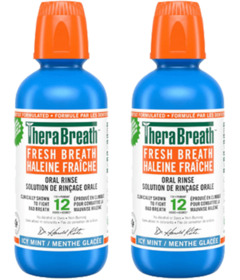 TheraBreath Oral Rinse Icy Mint Bundle