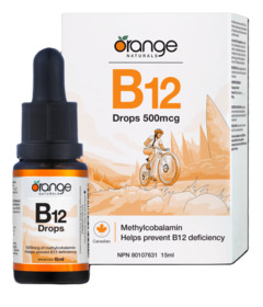 Orange Naturals B12 Drops 500mcg