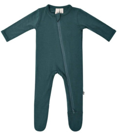 Kyte BABY Zippered Footie Emerald