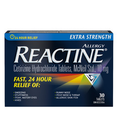 Reactine Extra Strength Allergy Tablets