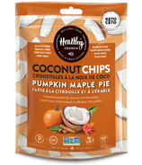 Healthy Crunch Pumpkin Maple Pie Coconut Chips