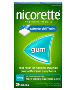 Nicorette Nicotine Gum Extreme Chill 4mg