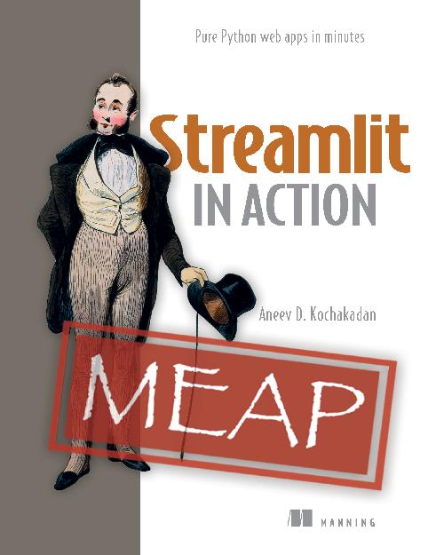 Streamlit in Action cover