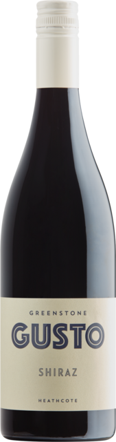 Bottle shot for 2019 Greenstone Gusto Shiraz Yarra Valley