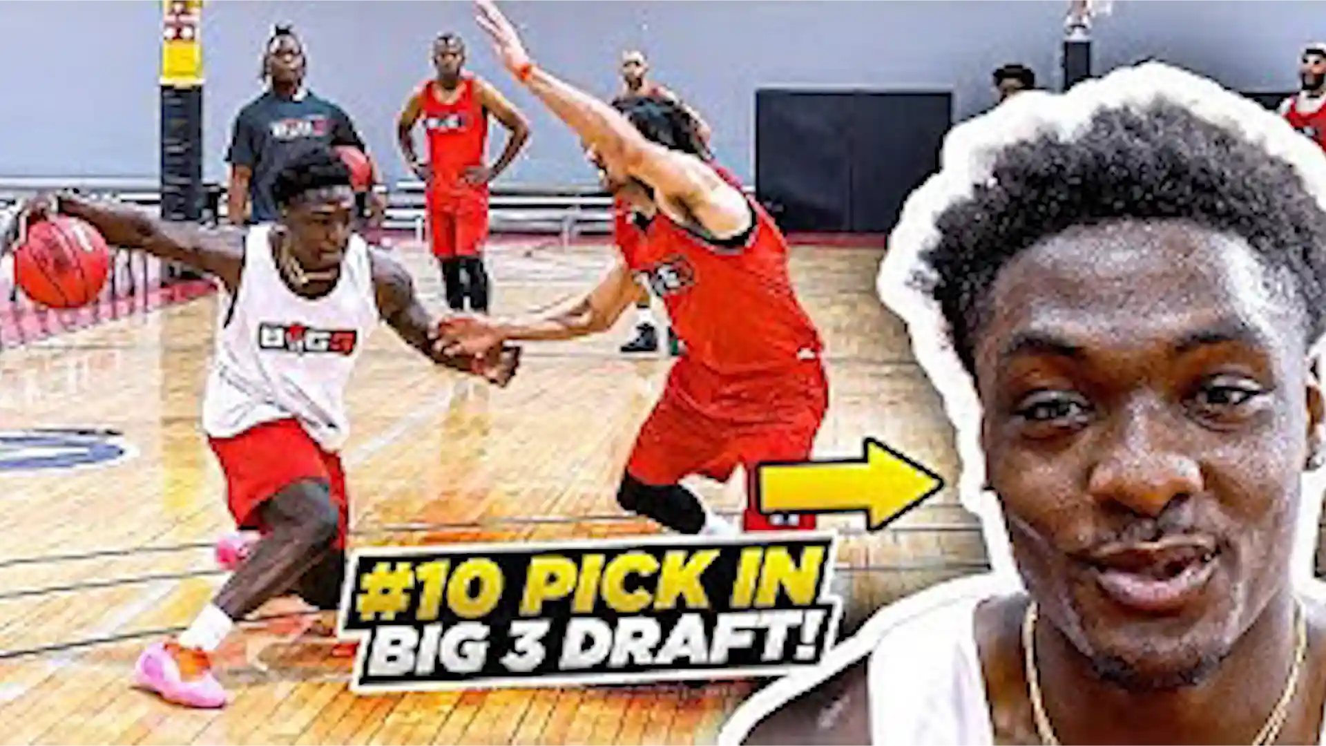 Nas DESTROYS EVERYONE 1v1 at The Big 3 Combine & Gets DRAFTED #10... Ceez COOKS!