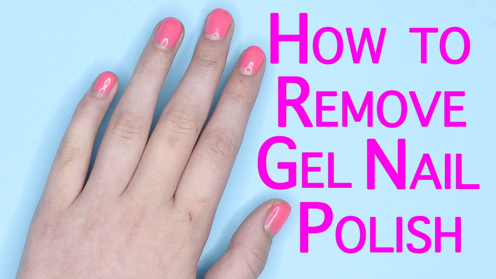 Watch How To Remove Gel Nail Polish Nail Art Tutorials Allure