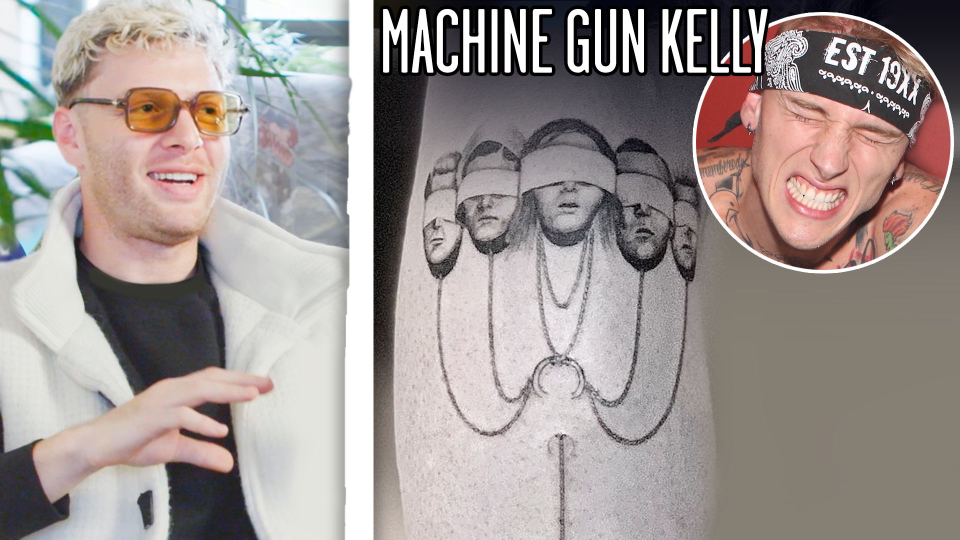 Watch Pete Davidson Mgk Tattoo Artist Snuffy Breaks Down His Top Celeb Tattoos Fine Points Gq