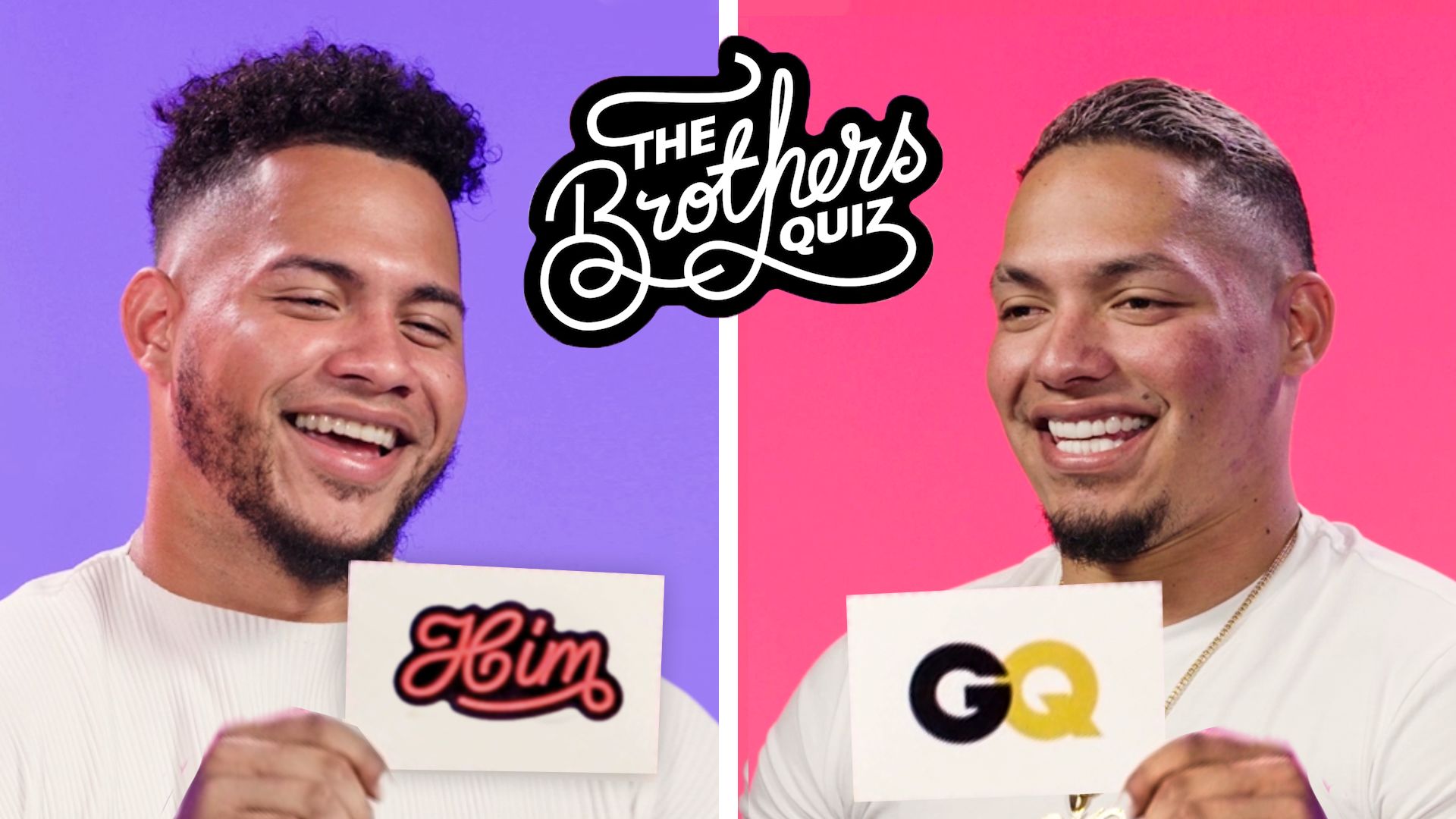 Watch Mlb S Willson William Contreras Take A Brothers Quiz Couple S Quiz Gq