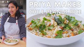 Priya Makes Chile Peanut Rice