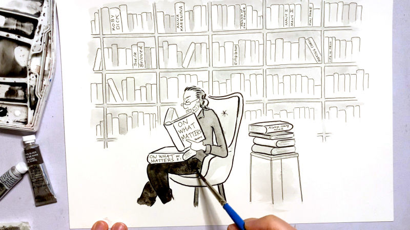 How To Draw Literary Cartoons The New Yorker
