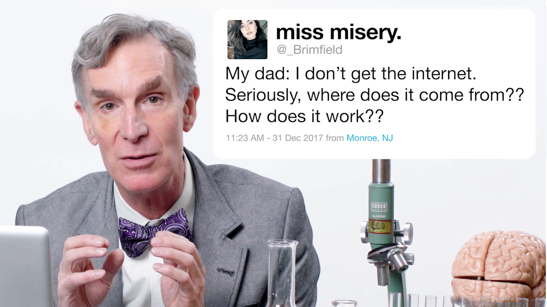 Watch Bill Nye Answers Even More Science Questions From Twitter Tech Support Wired