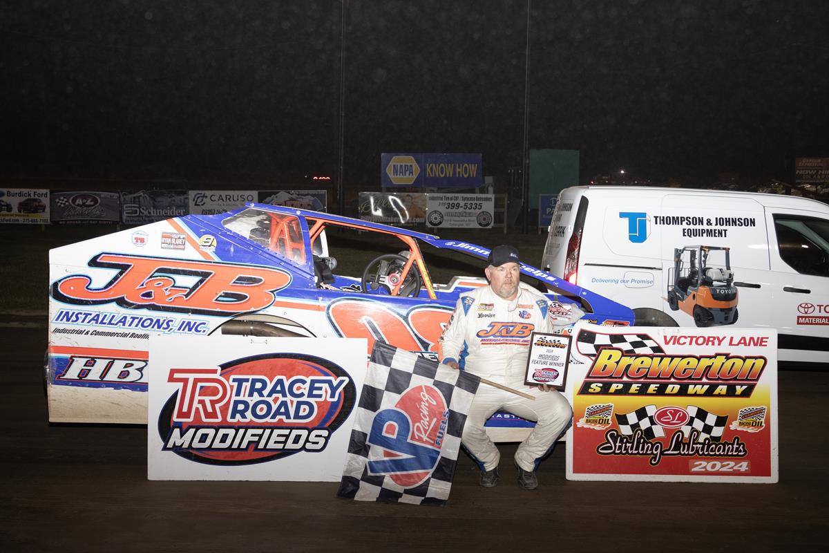 Jimmy Phelps Best of Tracey Road DIRTcar Modifieds on Thompson &amp; Johnson Equipment Night.