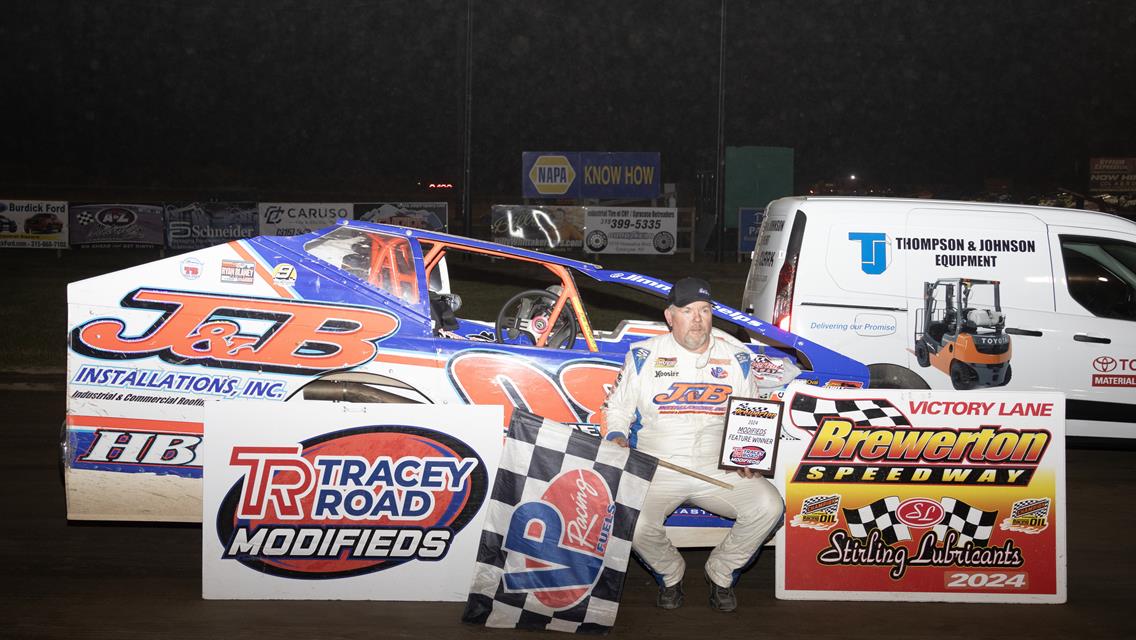 Jimmy Phelps Best of Tracey Road DIRTcar Modifieds on Thompson &amp; Johnson Equipment Night.