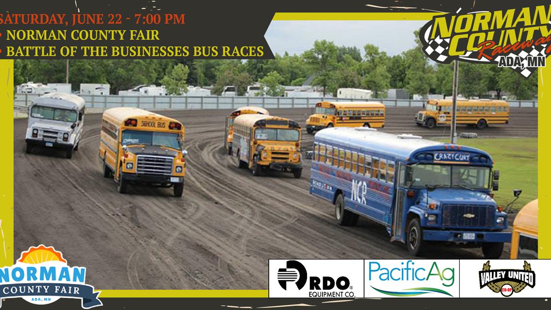 Saturday, June 22 – Norman County Fair | Bus Races