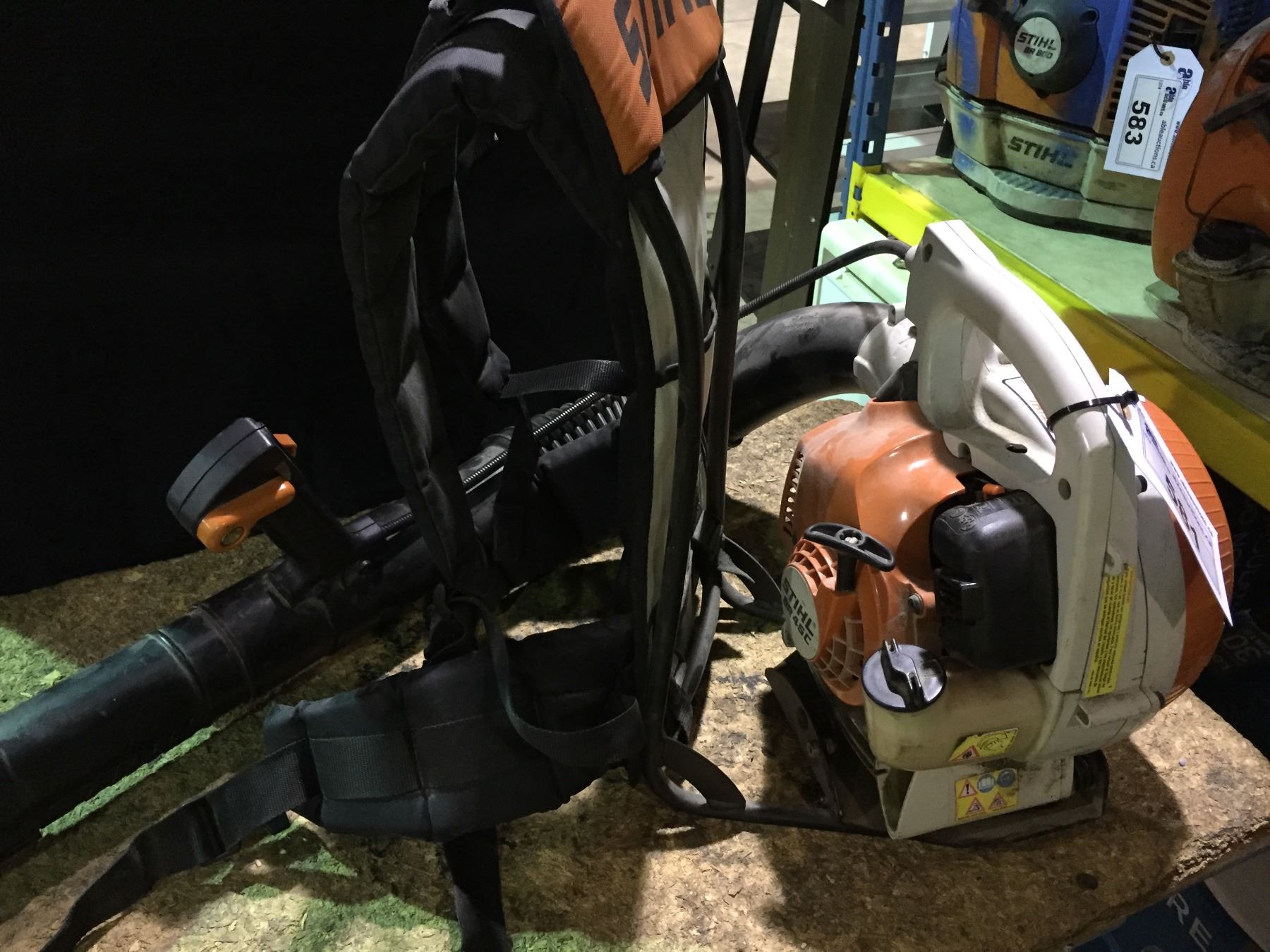 Stihl Br 45c Gas Powered Backpack Leaf Blower Able Auctions