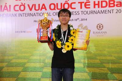 Trường Sơn đăng quang Giải cờ vua quốc tế HDBank 2014