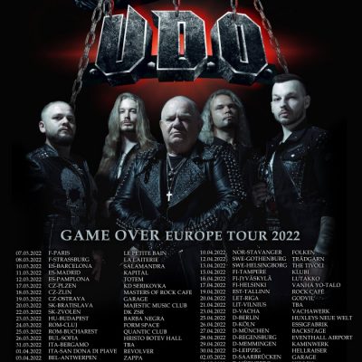 U.D.O. - Geht auf große Game Over Tour