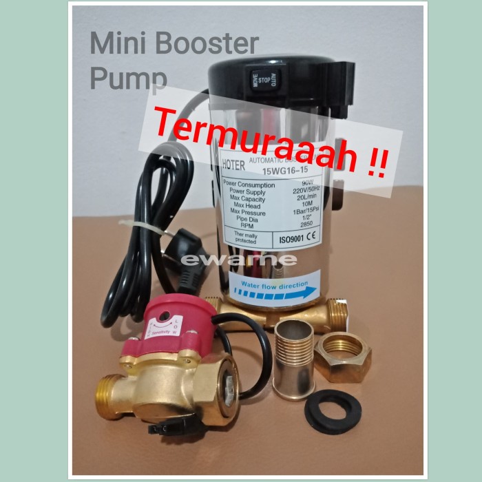 Jual Pompa Mini Booster Pump 90w Otomatis Pendorong Air Water