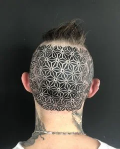 kopf gesicht tattoo mandala