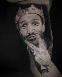 tattoo hamburg elea chiellini juventus portrait
