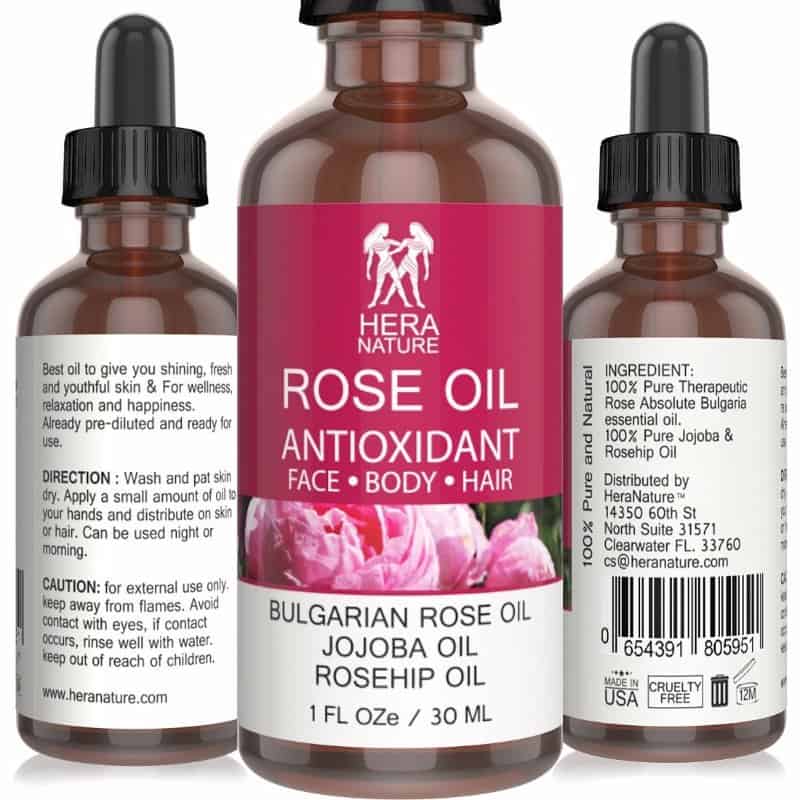 natural rose oil