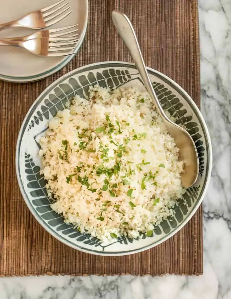 vegan low carb rice