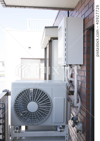 Housing Facilities Air Conditioner Outdoor Stock Photo