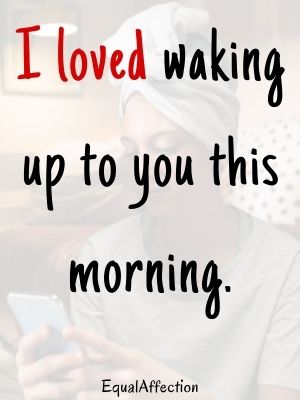Cute Message For Her In The Morning
