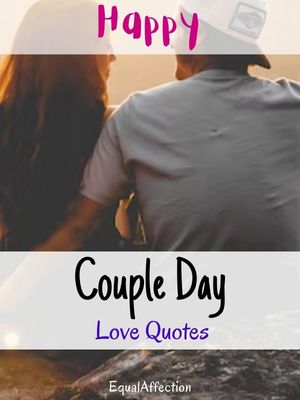 Happy Couple Day Quotes