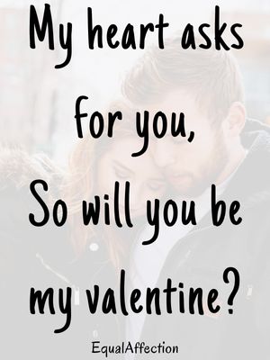 Will U Be My Valentine Forever Quotes