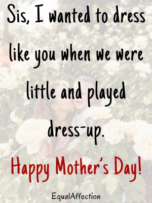 Funny Mother's Day Messages For Sister