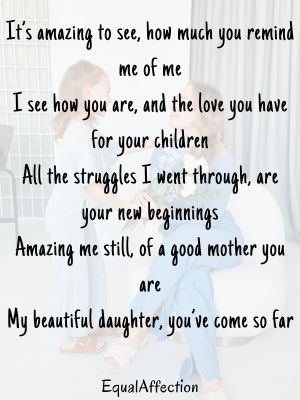 Happy Mother's Day To My Daughter Poem