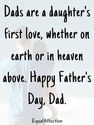 Fathers Day Message From Daughter In Heaven