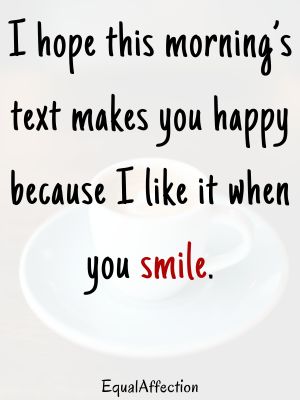 Sexy Good Morning Text For Him To Make Him Smile