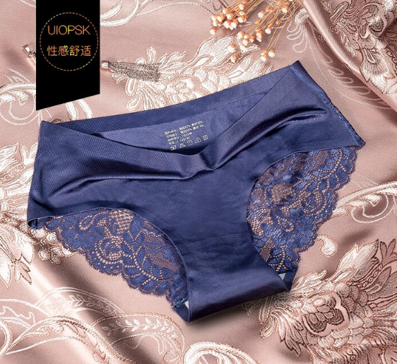 Corset Lace Underwear For Women Middle Waist Breathable Ice Silk ice silk underwear women - Copy